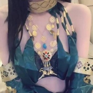 糖心vlog女神（安安老师）Cos迦南，这撩人的样子哪个男的能承受得住？1V205M