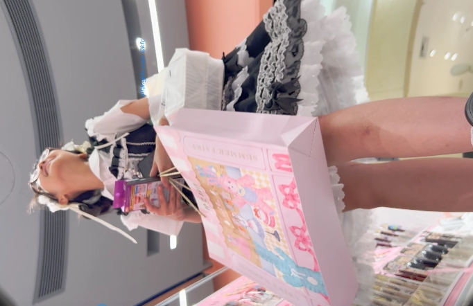 洛麗塔商城讓你一刻鍾零距離欣賞美女透明内衣！