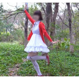 灰色长裙丝质袜子COS剑三妹子作品合集，可爱迫击炮岛国校园