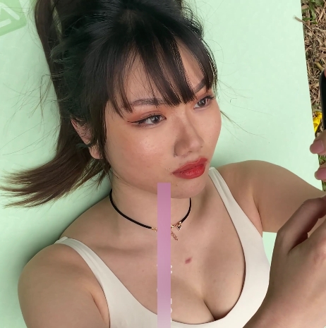 白色紧身长裤翘臀长腿美女1V/10.4G/百度云-美丽容颜引人注目
