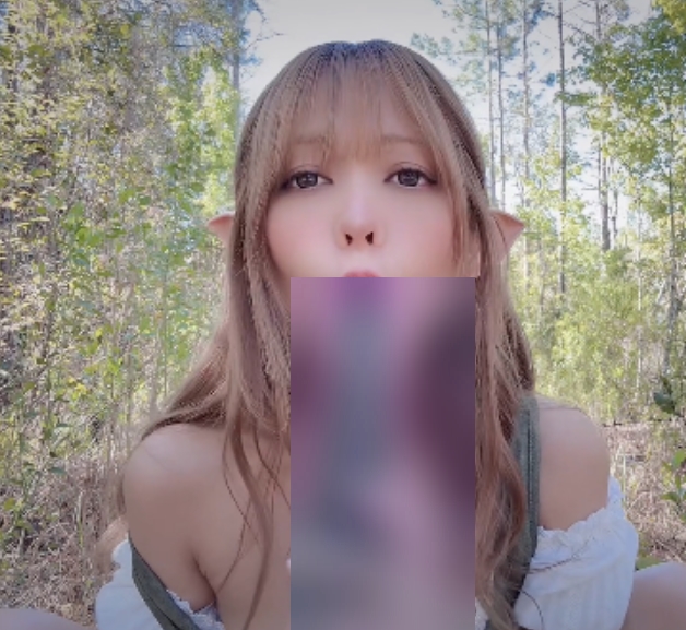 绯红小猫户外精灵女孩1V616M火辣